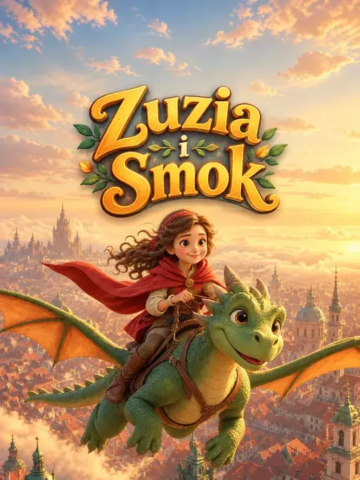 Okładka książeczki „Zuzia i Smok”