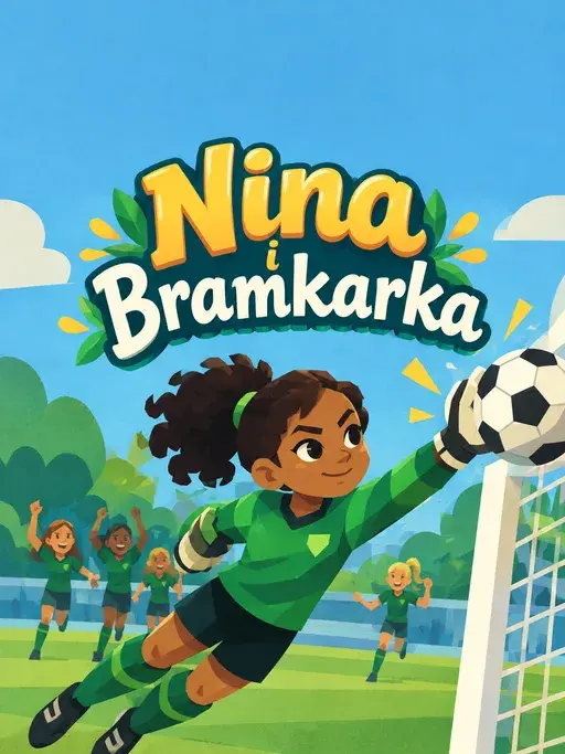 Okładka książeczki „Nina Bramkarka”