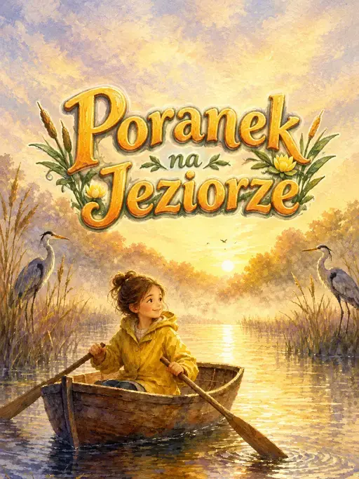 Okładka książeczki „Poranek na Jeziorze”