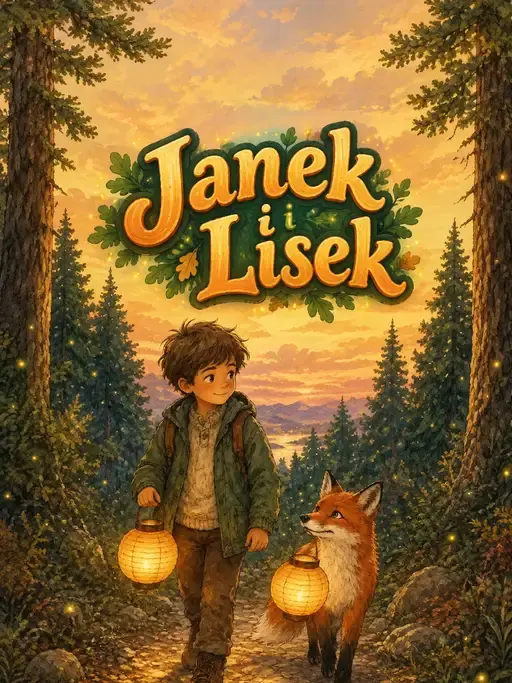 Okładka książeczki „Janek i Lisek”