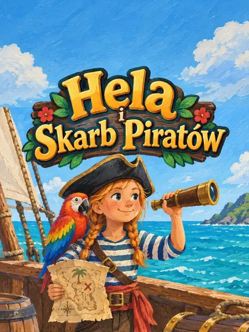 Okładka książeczki „Hela i Skarb Piratów”