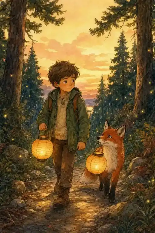 Okładka książeczki w stylu Anime